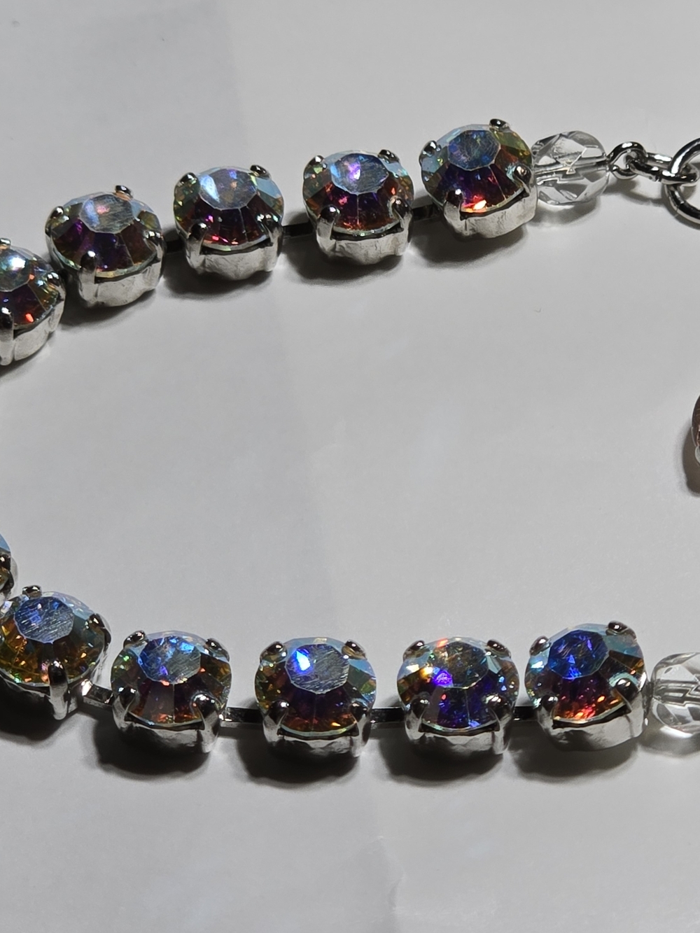 Sabika Aurora Crystal Tennis Bracelet - Iridescent - #81